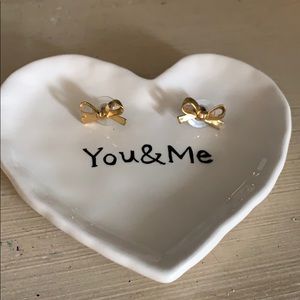 Kate spade bow stud earrings